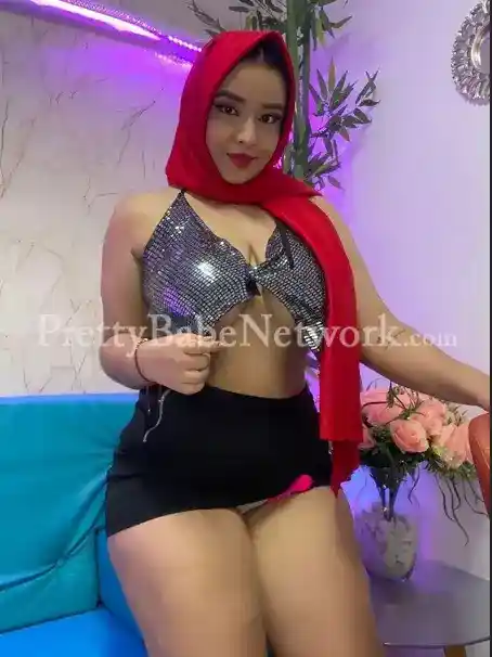 Aziza—Busty Arabian Escort Girl for Erotic Striptease Session